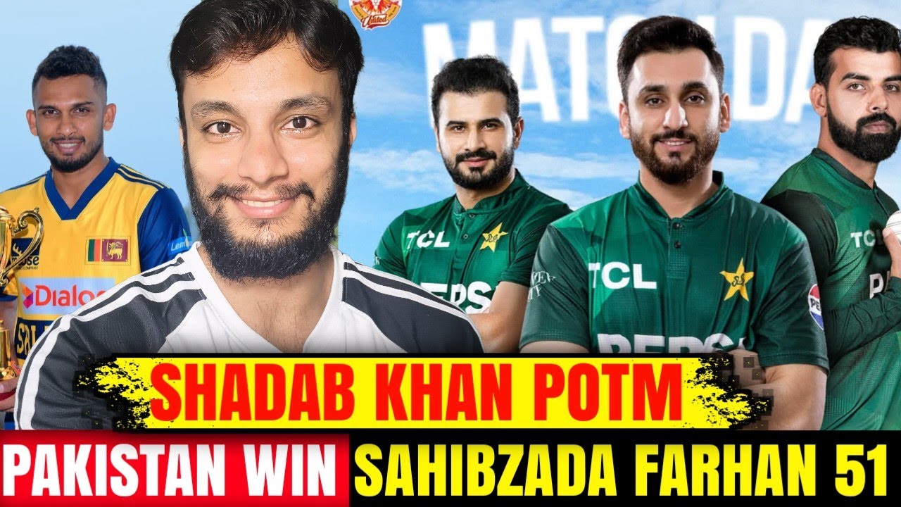 PAK vs SL 1st T20I Match: Sahibzada Farhan 51 | Shadab Shine as Pakistan Crush Sri Lanka! 🇵🇰🔥