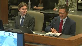 SDCERS Business and Governance Committee Meeting May 8, 2025