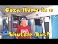 Christine's Wonderful Shuttle Bus RV Conversion - Tour and Interview