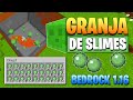 Minecraft Bedrock: GRANJA de SLIMES 1.16 🟩 | Minecraft Bedrock (PE, XBOX, PS4, SWITCH)