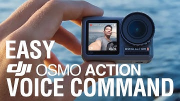 LEARN the DJI Osmo Action VOICE Control COMMANDs