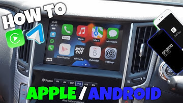 Apple CarPlay & Android Auto In Infiniti Q50 Q60 QX50 2014-2020