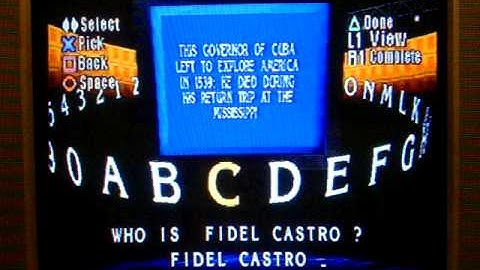 Playstation Jeopardy! Game 3 Part 3