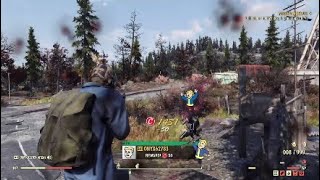 Ex Handmade player fights like the good days of Fo76 pvp