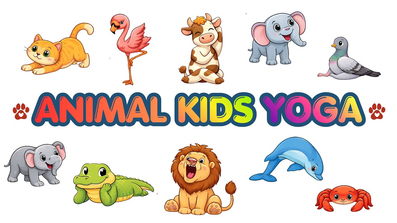 Animal Yoga For Toddlers 🐸🦋 Fun Animal Poses Kids Can Try at Home - YouTube