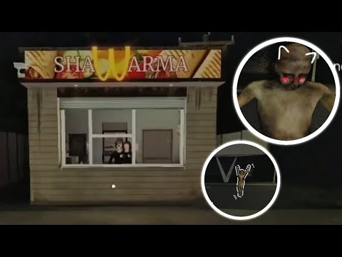 VENDENDO SHAWARMAS DE MADRUGADA, ou tentando (Scary Shawarma Kiosky - Roblox)
