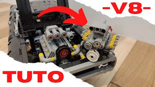 lego technic V8 - 4 in 1 - instruction / tutorial
