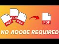 How to Merge PDF Files for FREE! - Mac and PC