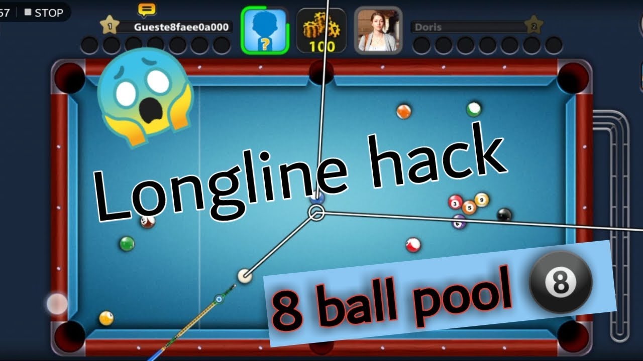 How to hack 8 ball pool (longline cue) - 