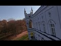 Autumn vibes - smooth flying through a park