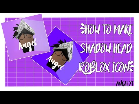 Tutorial How To Make Roblox Shadow Head Icon Angelyt Youtube
