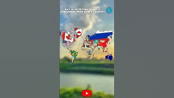 Day 10 of trying to get a subscriber from every country #vrial#subscribe#viralvideo#shorts#world#map