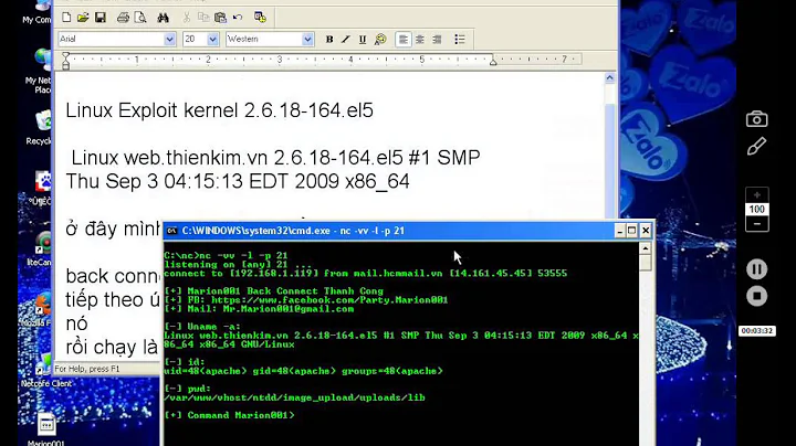 Get Root Exploit kernel 2.6.18-164.el5 #Marion001