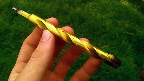 Forging a very Sharp Knife from a Drill Bit