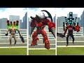 UPGRADED TITAN DRILLMAN ,TRAFFICAM MECHABOSS VS STRO JUGGERN AUT ,SKIBIDI TOILET In Garry's Mod
