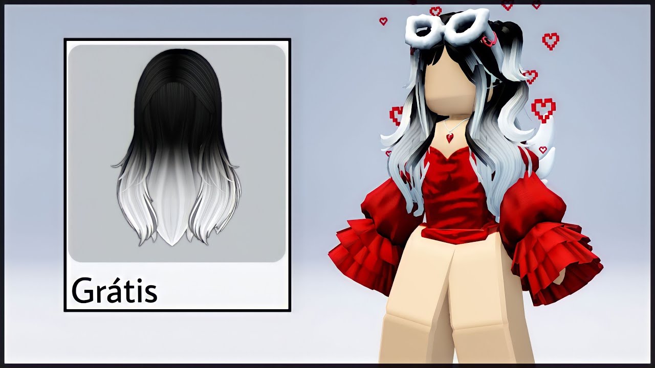 CapCut_novo cabelo vermelho grátis do roblox