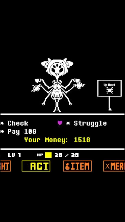 how to defeat muffet  #undertale #muffet #bossfight #shorts
