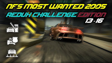 NFS MW 2005 - REDUX Challenge Series - Stage (13-16) // [4k60FPS]