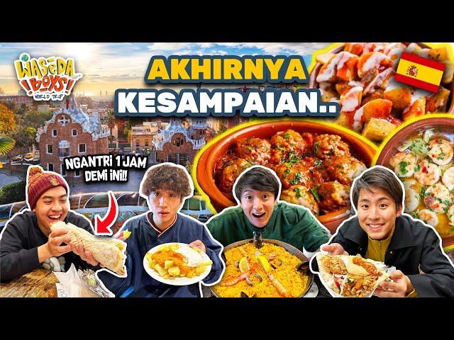 GAK NYANGKA NEMU MAKANAN FAVORIT WASEDABOYS DI SPANYOL! RELA NGANTRI! | WORLD TRIP 68 class=