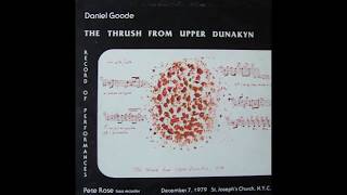 Daniel Goode - The Thrush From Upper Dunakyn