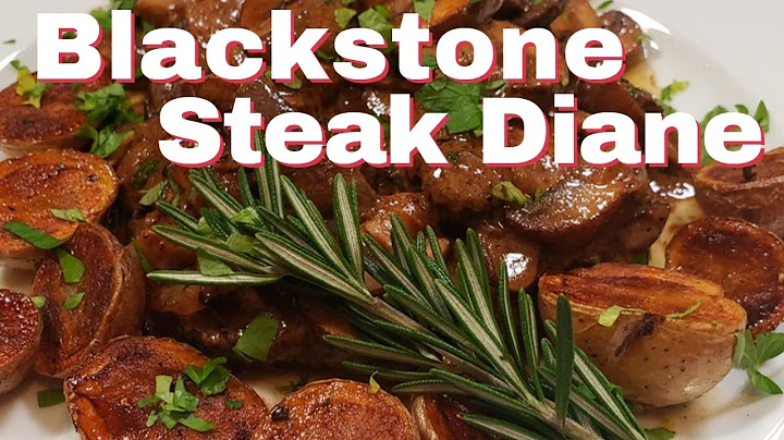 Steak Diane on the Blackstone Griddle.