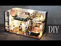 Diy miniature dollhouse kit  literary utopia  duplex apartment  relaxing satisfying