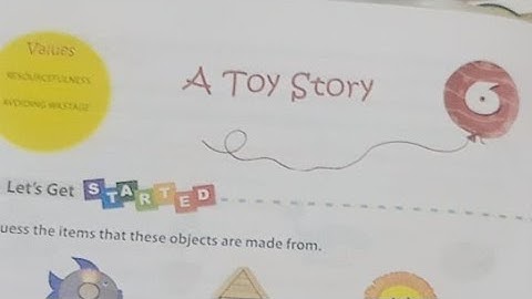 Class 3 Moral Science Chapter 6 A TOY STORY