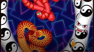 WORMS ZONE.iO BEST GAME |🐍HUNGRY BIG SNAKE 🔥🔥 EP 129 | GIANT SLITHER SNAKE TOP 01 #WORMSZONEiO screenshot 2