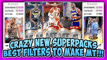 NBA2K20 - BEST SNIPE FILTERS TO MAKE MILLIONS OF MT!!! NEW SUPERPACKS OUT NOW!!! MAKE EASY MT TODAY