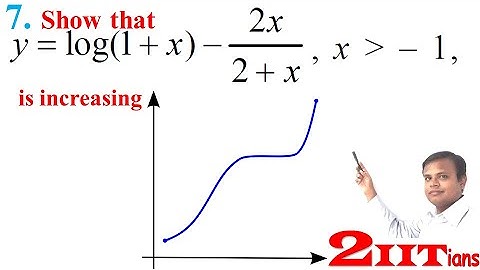 Application of Derivatives Exercise 6.2 Q7 NCERT Class XII | IIT JEE