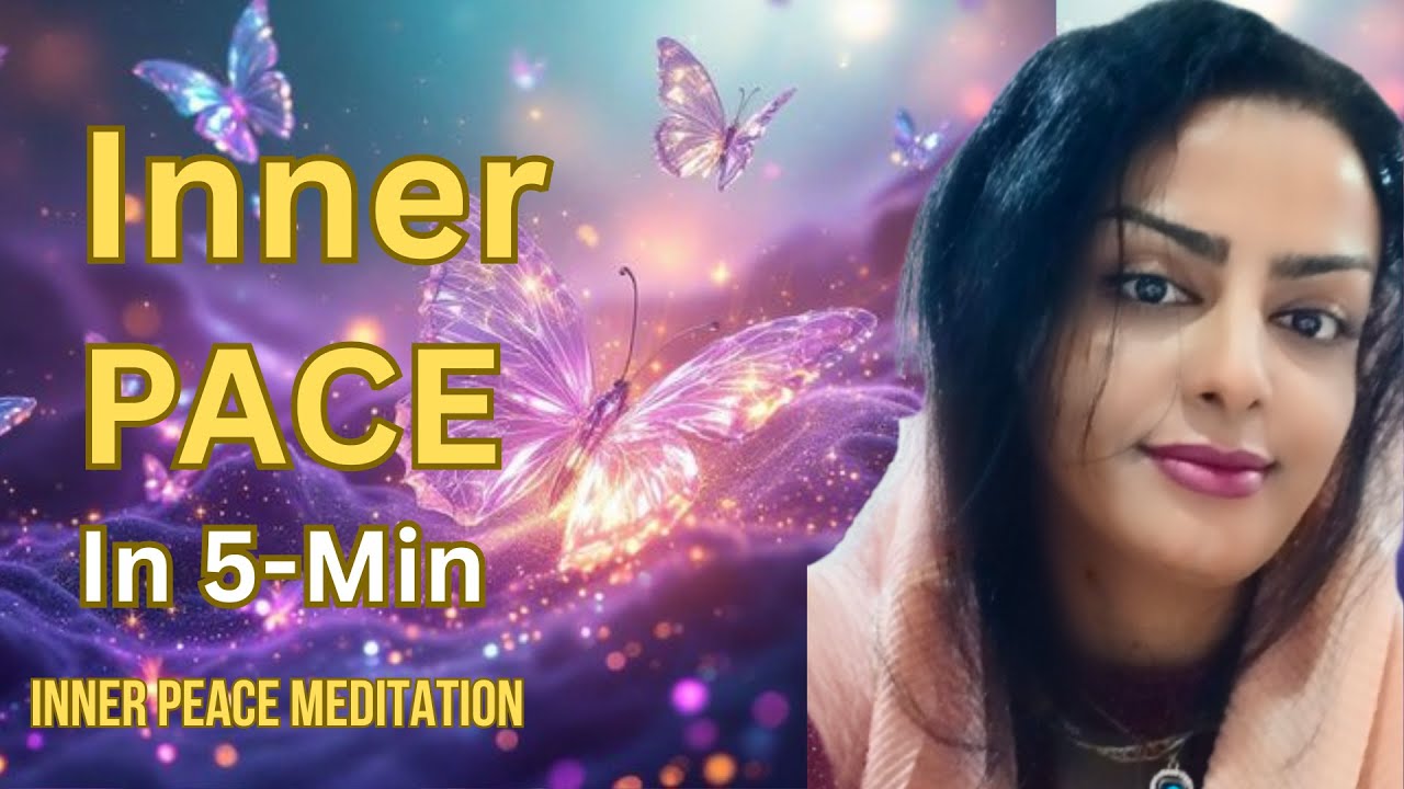 Inner Peace in 5 Minutes | Short Guided Meditation for Calm & Balance🧘 ...