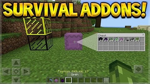Minecraft Pocket Edition - 1.0 Co-Ordinates, Stained Glass & Shulker Box Addon (Pocket Edition)