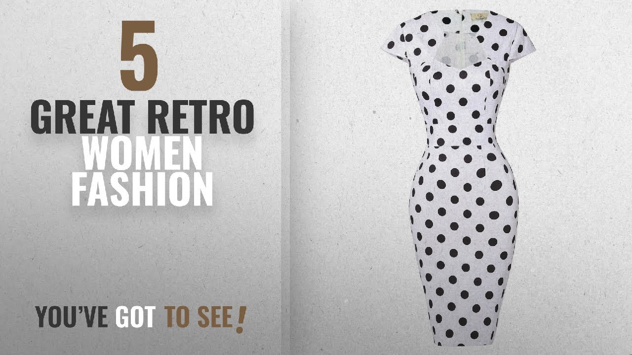 Retro Women Fashion [2018 Best Sellers]: Polka Dots Vintage Ball Prom Dress Cap Sleeve White S