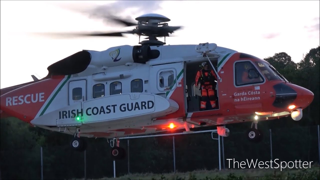Irish Coast Guard Rescue116 EI-ICU Letterkenny University Hospital 19th May 2025