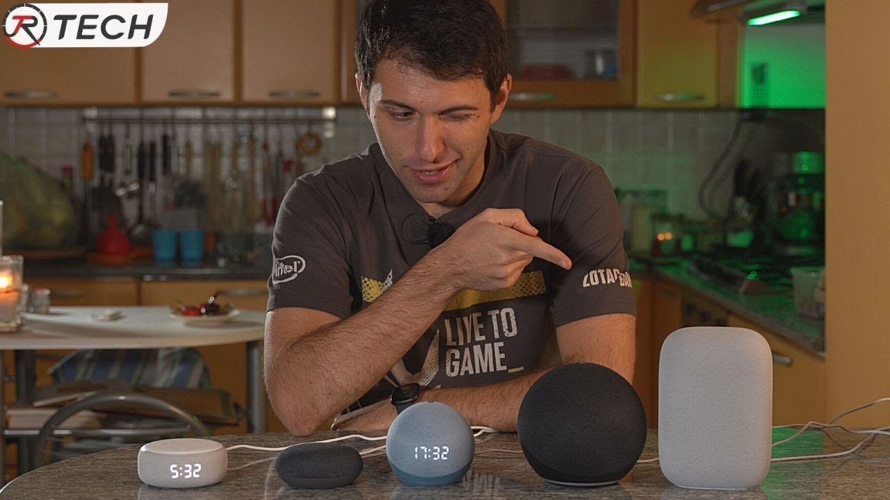 ECHO (4ª generazione) vs NEST AUDIO ed ECHO DOT (4ª generazione) vs ...