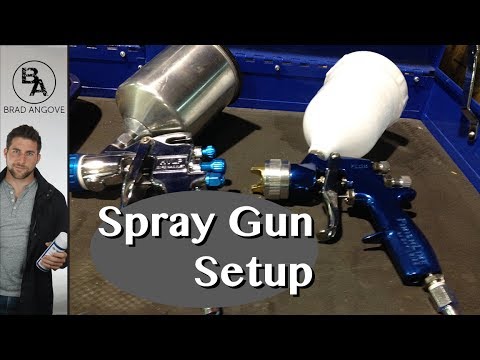 Video: Spray Gun Setup: How To Adjust The Inlet Pressure For Painting? Torch Adjustment For Beginners. How To Properly Adjust The Gun With Top And Other Cisterns?