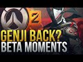 GENJI IS BACK ? EPIC OVERWATCH 2 MOMENTS - #2 - IQ, FUNNY, INSANE PLAYS - Overwatch 2 Montage