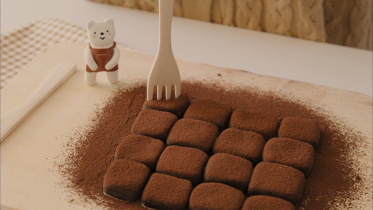 Sadece 2 malzeme ile çikolata dilimleri ???? Yoğunlaştırılmış Sütle Çikolata Truffle