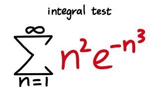 Series Of N2E-N3 By Using The Integral Test Calculus 2 Tutorial