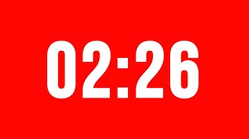 2 Minute 26 Second Timer With Alarm Without Music