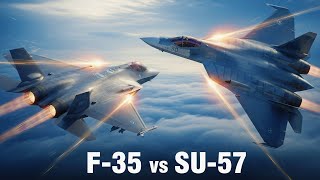 F-35 vs Su-57 – The Ultimate Dogfight for Air Supremacy