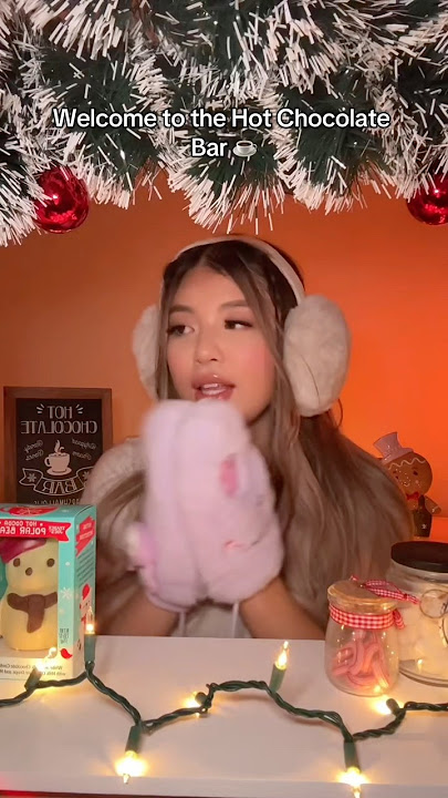 Welcome To The Hot Chocolate Bar ☕️ #asmr