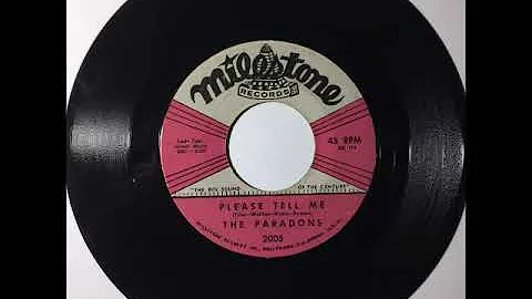 Paradons - Please Tell Me ~ teen doo wop teenage