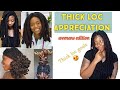 THICK LOC APPRECIATION|Queens edition| Loc goals