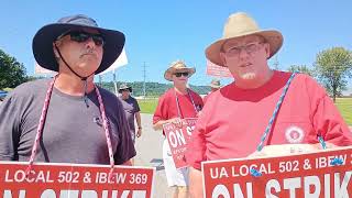 UA 502/IBEW 369 Speak About the Strike at Monument Chemical (Brandenburg, KY- 8/11/24)