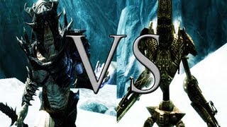 Skyrim Npc Battle - Falmer Vs Dwemer - 1080P