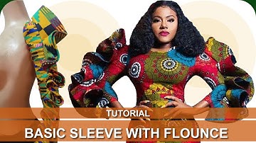 PLEATED FLOUNCE SLEEVE TUTORIAL