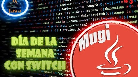 Día de la semana con Swtich y Pidiendo datos por consola - Java - Netbeans