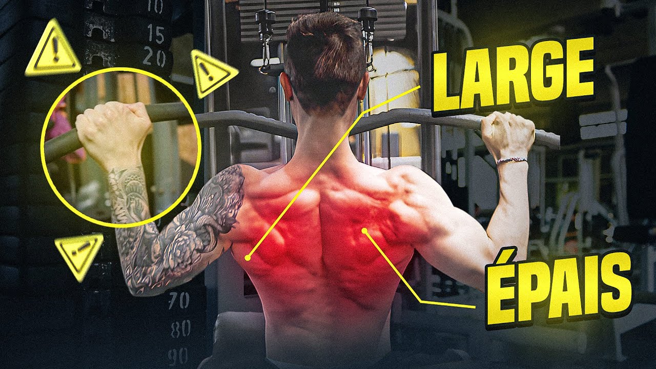 MUSCLER TON DOS - Tu dois CHANGER ÇA (sur tous tes exercices)