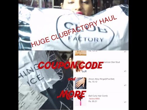 HUGE CLUB FACTORY HAUL || COUPON CODE & MORE